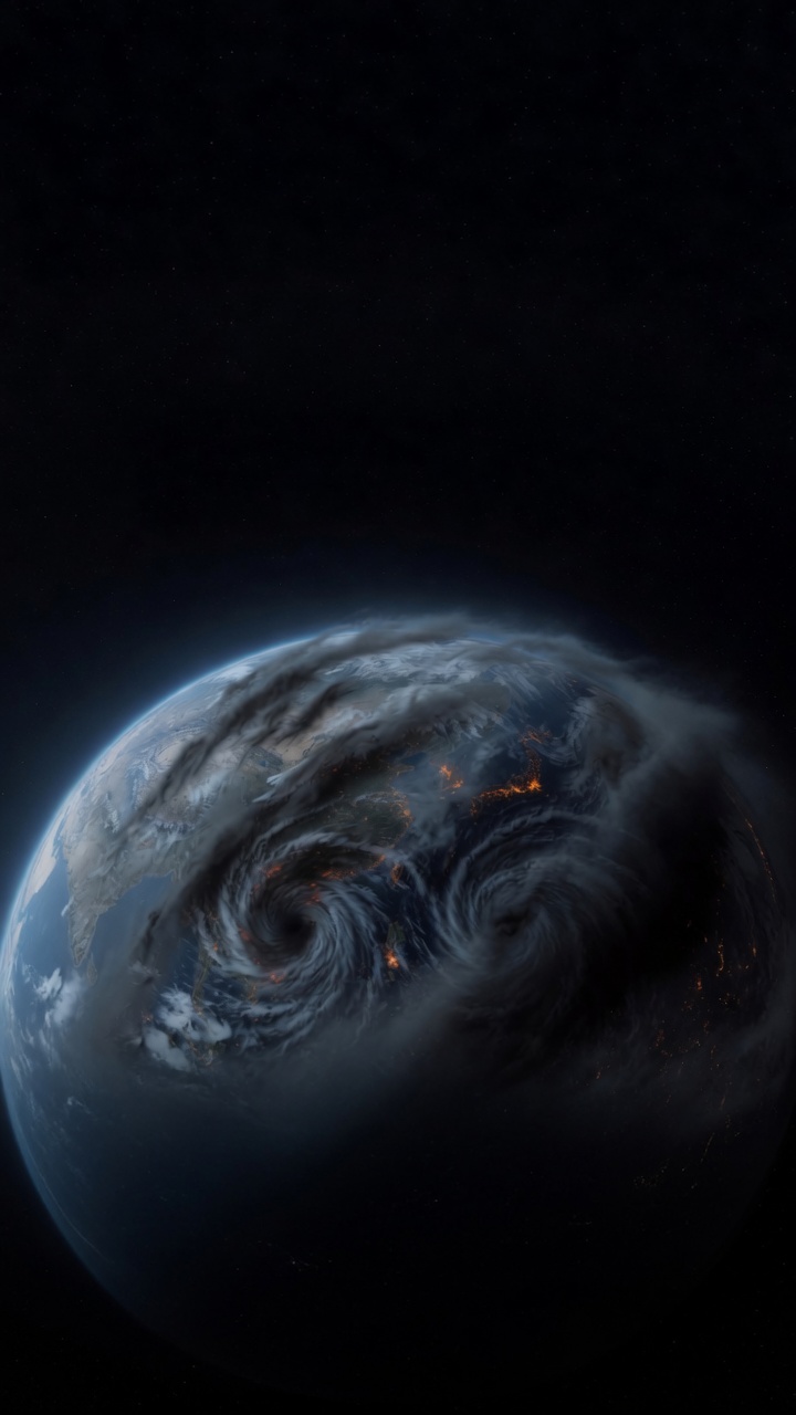 Selected still of Earth — fading lights