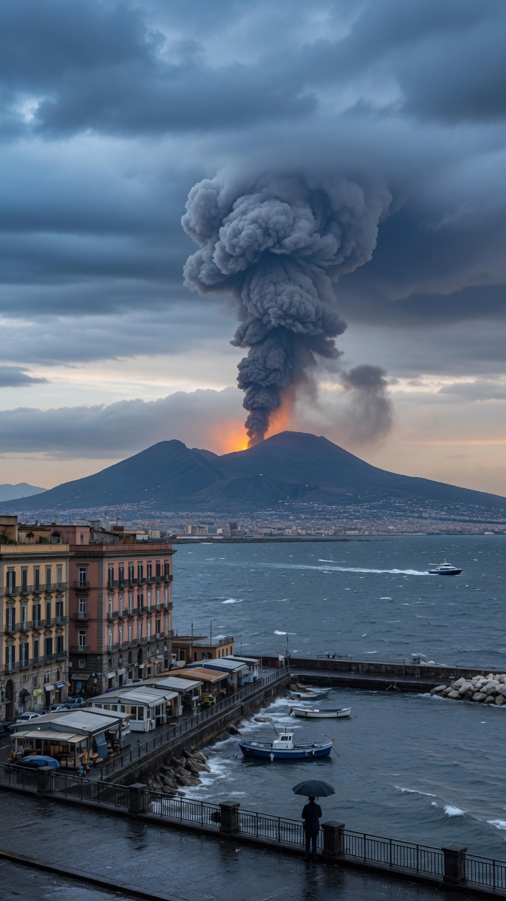 Selected still of Naples / Vesuvius — eruption reprise